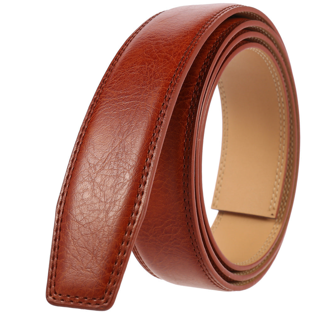 Wide strap cognac