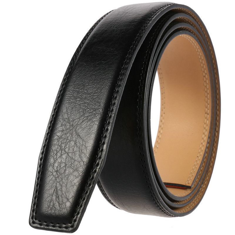 Wide Strap Black X Light Brown